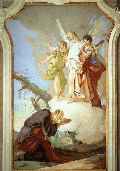 The Three Angels Appearing to Abraham, Giovanni Battista Tiepolo